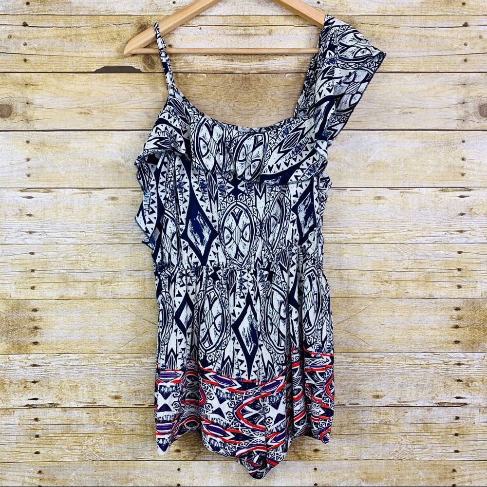 Angie Romper with Ruffle Sleeve multicolor Large - Picture 2 of 5